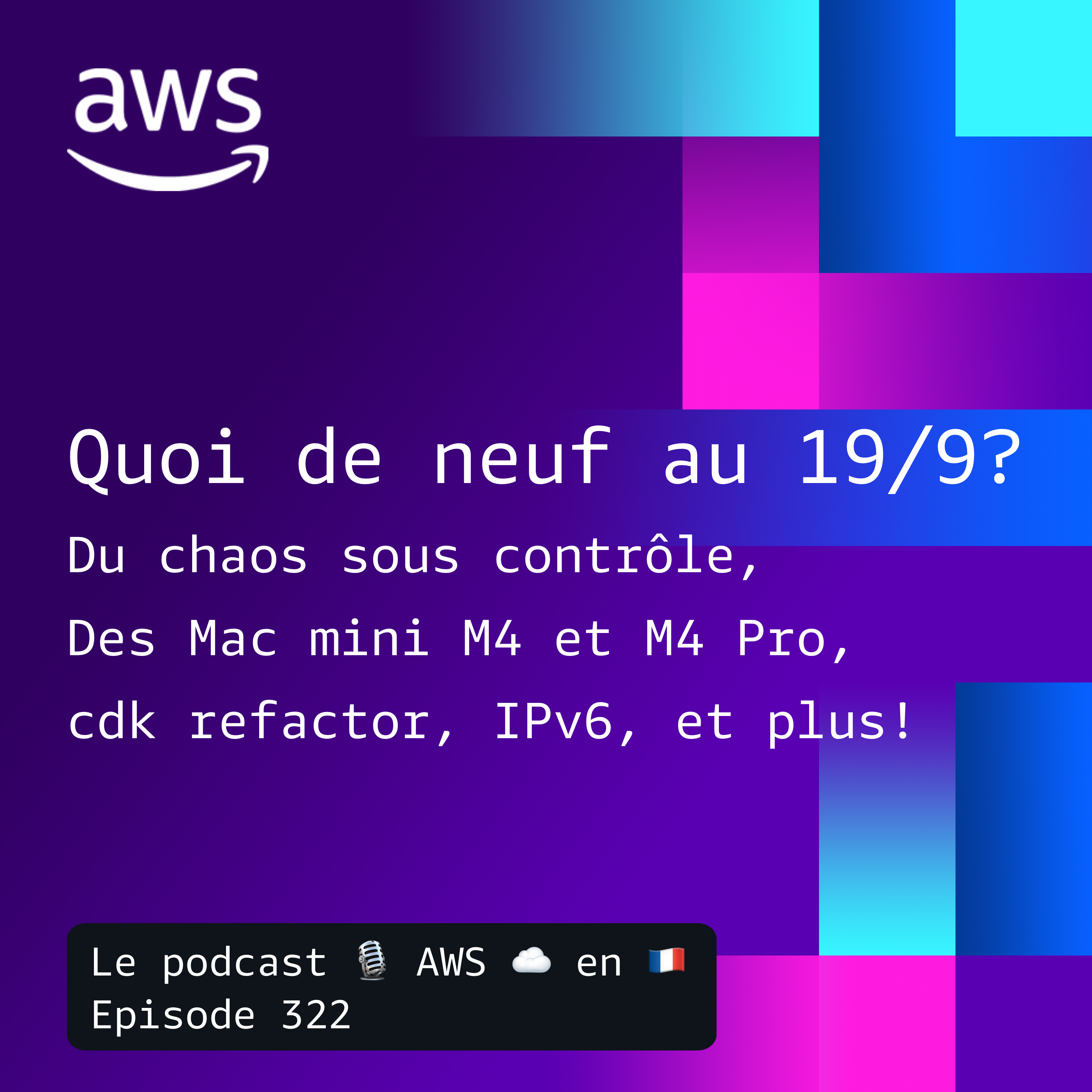 Les nouveautés AWS au 19 septembre